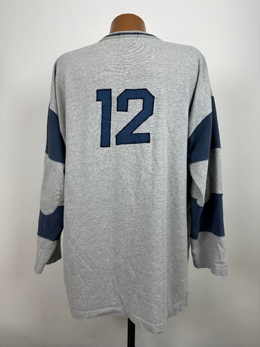Vintage 90s V-Neck Shirt Men 2XL Oversized Drop Shoulder Sport Jersey #12 INC - Bild 8 von 18