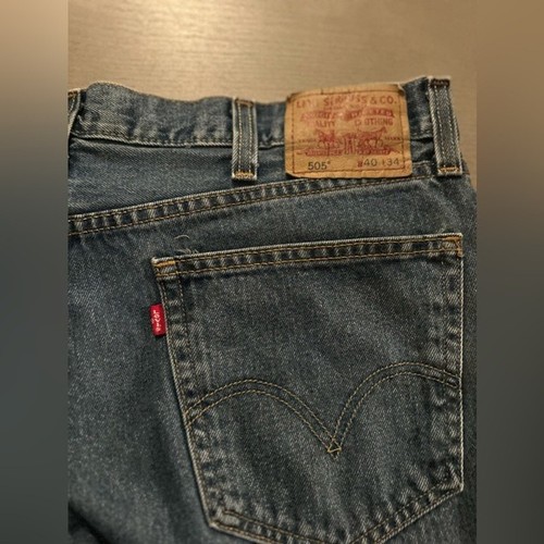 Levi's 501 Straight Leg Jeans Herren Größe 40 x 34 Medium Wash Denim Classic - Bild 9 von 10