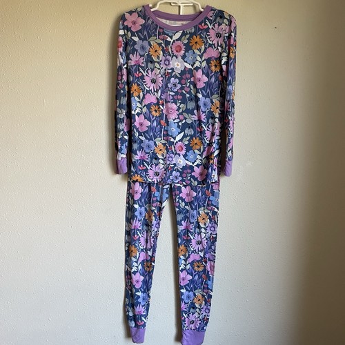 Little Sleepies Dusk Blooms zweiteiliges Pyjama-Set Größe 5/6 - Bild 1 von 4