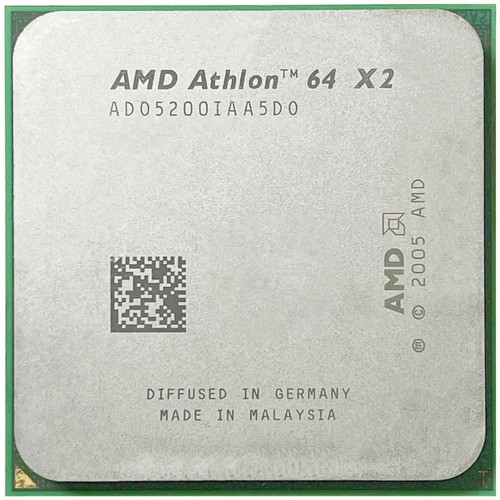CPU Processor Socket AM2 ADO5200IAA5DO Athlon 64 X2 5200+ Dual Core 2.70GHZ - 第 1/1 張圖片