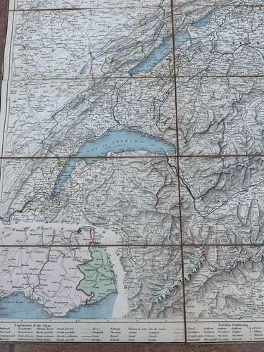 Leuthold's Verlag Zurich tarjeta postal, ferroviaria y de barco de vapor de Suiza 1864 - Imagen 6 de 17