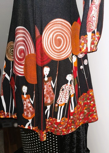 kleider damen herbst winter größe 38/M ausgefallenes Design mehrfarbig  - Bild 12 von 14