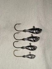 Ultra Minnow Jig Head Bucktail Walleye Striper Hook Lure Bait   FREE SHIPPING
