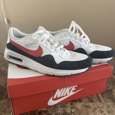 NIKE AIR MAX 90/1 White University Red 2018 MENS Size 13