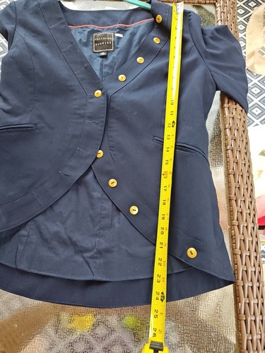 Tallulah Sunrise dunkelblaue Jacke Größe M mit Goldknöpfen - Bild 9 von 9