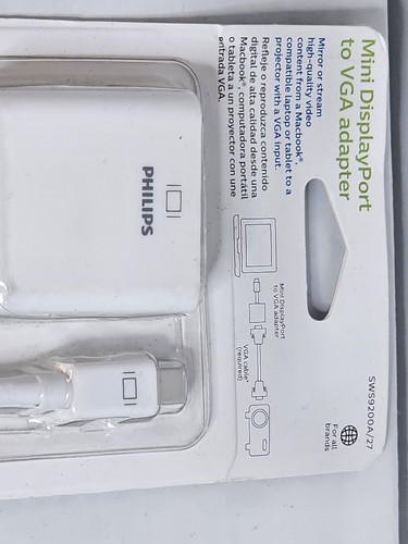 Philips Adattatore da Mini DisplayPort a VGA - Bianco - Foto 3 di 3