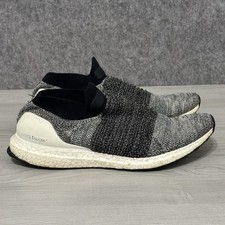Adidas UltraBoost Laceless “Oreo” BB6141 Men’s Size 10.5 Black Running Shoe