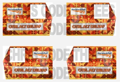 Code 3 Adhesive Vinyl Decals Suit OO Gauge - Bachmann MPV Network Rail