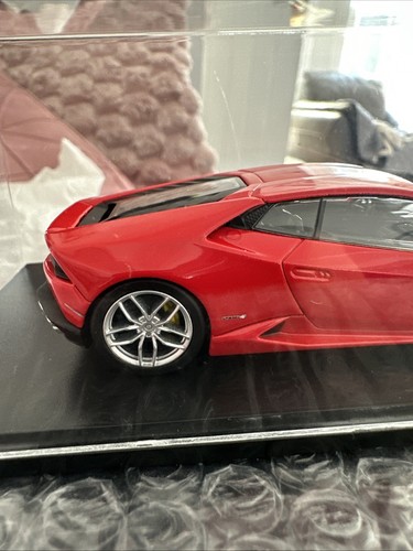 KYOSHO LAMBORGHINI HURACAN LP610-4 RED METALLIC CAR MODEL 05600RM 1:43 - Picture 7 of 17