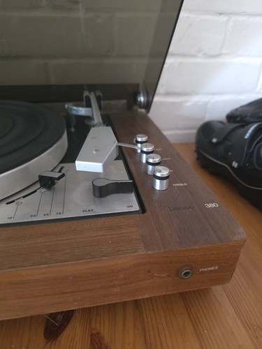 RARE* B55 LENCO 380 SWITZERLAND TURNTABLE / RECORD PLAYER *SEE DESCRIPTION* - Picture 8 of 21
