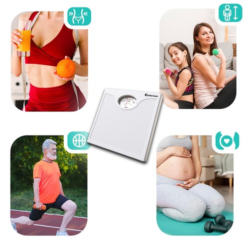 A22 Bathroom Scale for Body Weight - Up to 260 LB - Anti-Skid Rubber Surface ... - Picture 8 of 8