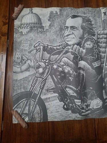 Captain America 1960's Richard Nixon Vintage poster political 20530 - Picture 2 of 19