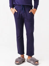 New Mens UGG Gifford Navy Fleece Soft Drawstring Track Sweat Pants M