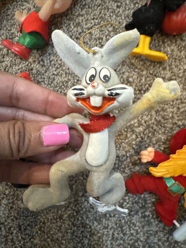 LOT OF 8 Vintage 1960s Looney Tunes Christmas Ornaments - Picture 16 of 19