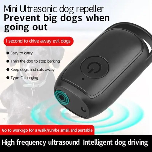 Mini dispositivo de disuasión de ladridos repelente ultrasónico recargable para perros al aire libre - Imagen 8 de 8