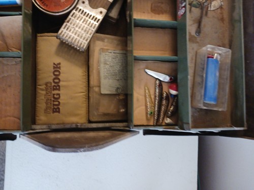 Vintage Kennedy Kits 1018 Cantilever Fishing Tackle Tool Box 4 Tray - Picture 10 of 11