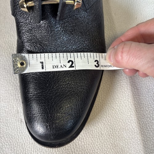 Balenciaga Botas de Cuero Perforadas Hasta la Rodilla Negras 37 Hechas en Italia - Imagen 13 de 14