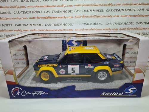 Fiat 131 Abarth Tour de Corse 1977 - Solido 1:18