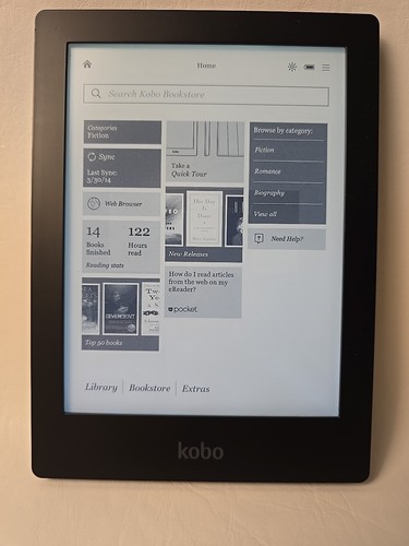 Kobo Aura HD eReader – 6.8” High-Resolution Display Adj Light great cond - Picture 11 of 12