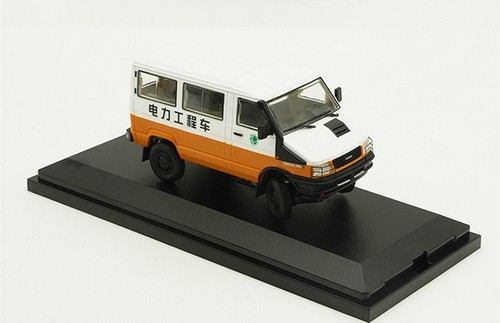 IVECO 2045 VAN White/Orange 1/43 Scale Diecast Car Model Toy Collection - Picture 5 of 6