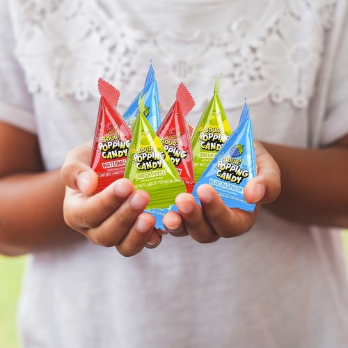 Warheads Sour Popping Candy - Bolsa de 40 unidades - Sabores de frutas surtidos - Imagen 4 de 6