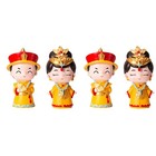  4 stücke Chinesisches Gericht Kaiser Queen Craft Models Party Kuchen Dekore
