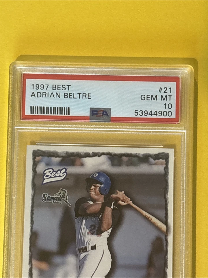Best Adrian Beltre 1997 - PSA 10 HOF gema como nueva Foto 2 de 4
