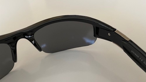 Coolook CL078 Sport-Sonnenbrille Polycarbonat schwarzes Gestell, graue Gläser – großartig - Bild 9 von 13