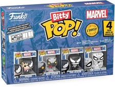 Funko Pop! Bitty: Spider-Man - Veneno, Anti-Veneno, She-Veneno y Misterio...