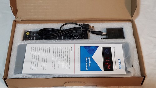 BTBSIGN LED Interval Timer for Home Gym Fitness NEW - Picture 3 of 12