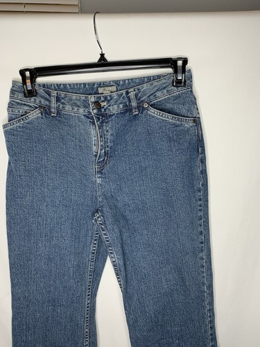 Vintage J Jill Jeans 6T Mid Rise Bootcut 5 Pocket Stretch Dark Wash Y2K Boho - Picture 3 of 16