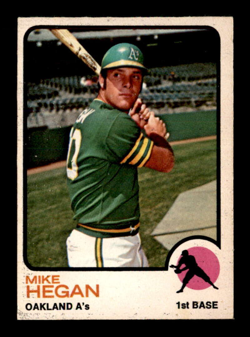 1973 O-Pee-Chee #382 Mike Hegan  EXMT/EXMT+ X1912446