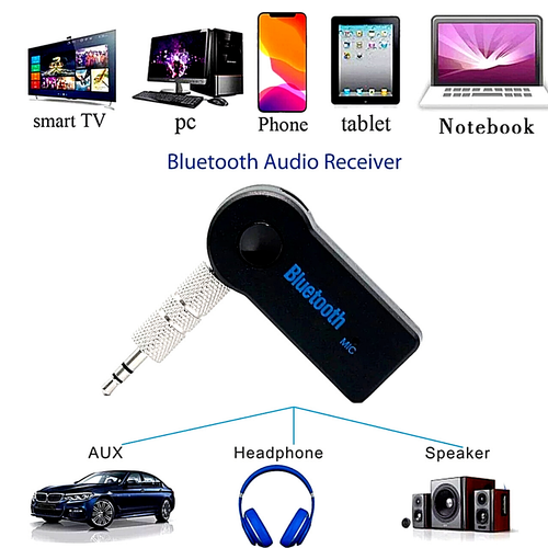 Auxiliar Transmisor Receptor Bluetooth 3,5mm inalambrico Para Coche TV Phone PC - Bild 8 von 22
