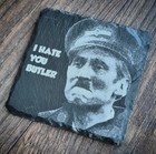 Blakey - On the Buses Coaster, Laser Engraved Coffee Tea Gift Gin Beer Bar