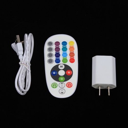 16" LED Cube Light Pub Bar Stool 16 RGB Colors Changing Chair w/Remote Control - Picture 5 of 12
