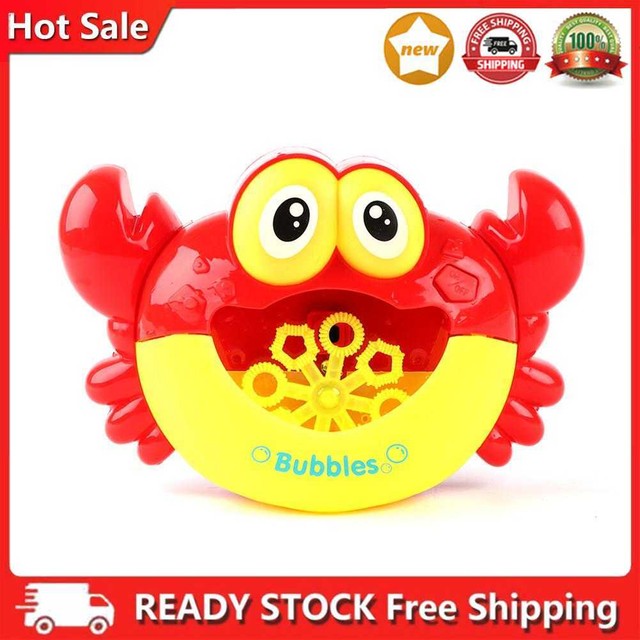 Electric Crab Bubble Machine Safe Without Liquid for Birthday Party Decoration Electric Crab Bubble Machine Safe Without Liquid for Birthday Party Decoration