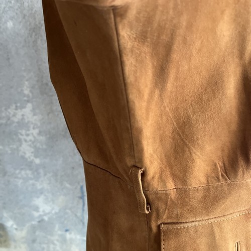 Vintage 1930s Gazelda Superior-Suede Leather Jacket Coat Sportswear Soft Pockets - Picture 16 of 23