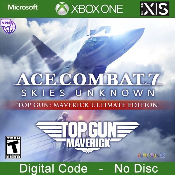 ACE COMBAT 7 SKIES UNKNOWN TOP GUN Maverick Edition Xbox One Key ☑Argentina  ☑VPN