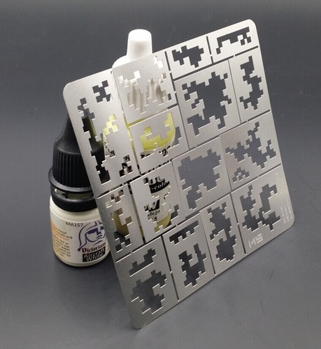 1/35 Modern AFV Digital Camo Schablone Modellbau Werkzeug AJ0014 - Bild 5 von 6