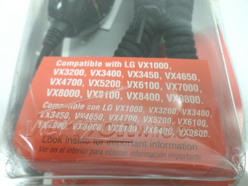 Verizon Car Charger LGVPC-4 For LG VX Phones****NEW**** - Picture 2 of 5