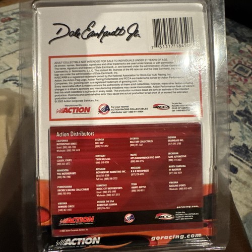 1/64 Nascar Diecast, Dale Earnhardt Jr #8, DMP, Action - Picture 4 of 4