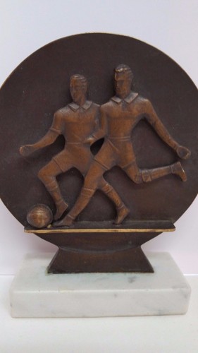 Olympic Games Berlin 1936 GERMAN SOCCER PLAYERS BRONZE STATUE - Picture 7 of 7