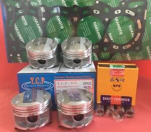 YCP-P29-75mm-STD-Bore-Pistons-High-Compression-NPR-Rings-Gasket-Honda-D16-D15