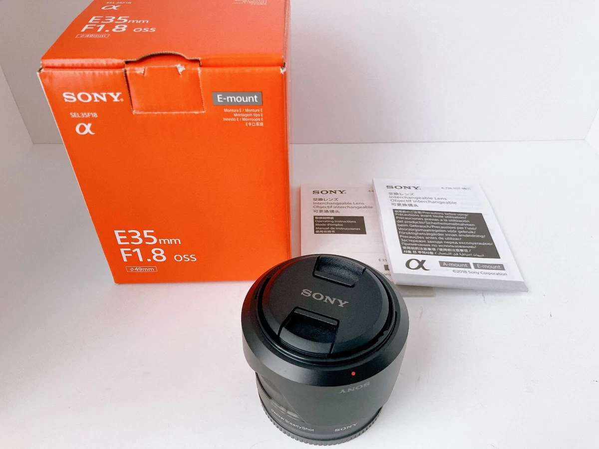 Sony SEL35F18 35mm f1.8 OSS Lens E-Mount Japan with Box Near Mint