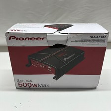 PIONEER CAR AMP AMPLIFER 2 STEREO CHANNEL BRIDGEABLE MONO 500W PEAK POWER #EX