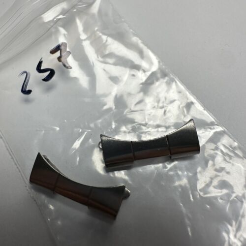 Paar Of Used Rolex 19mm Endlinks 257 7835 für Date Daytona Air King