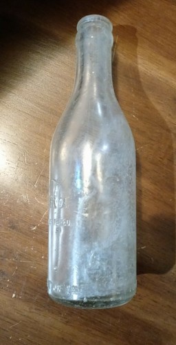 Vintage Coca Cola gerade einseitige Flasche Atlanta Ga klar - Bild 5 von 12