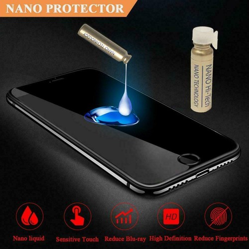 Protector de pantalla líquido nano de alta tecnología iPhone 12 11 Pro XS X Samsung Note S10 S9 - Imagen 6 de 10