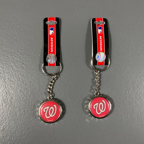Washington Nationals MLB Baseball Key Chain Bottle Opener Team Logo - LOT OF 2 - Picture 1 of 24