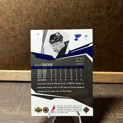 2003-04 Upper Deck Black Diamond Hockey - Pick a Card - Picture 43 of 185